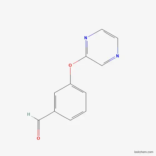 Molecular Structure of 887344-44-7 (3-(Pyrazin-2-yloxy)benzaldehyde)
