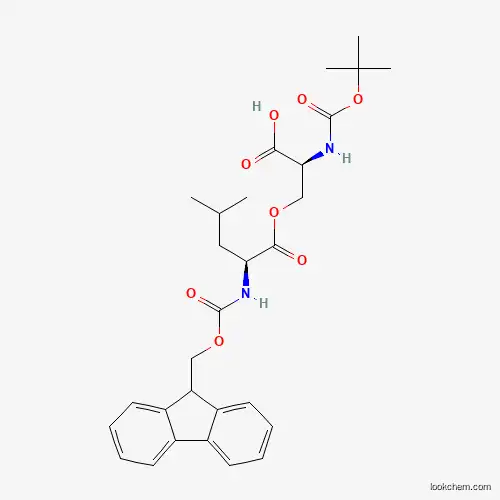 Boc-Ser(Fmoc-Leu)-OH