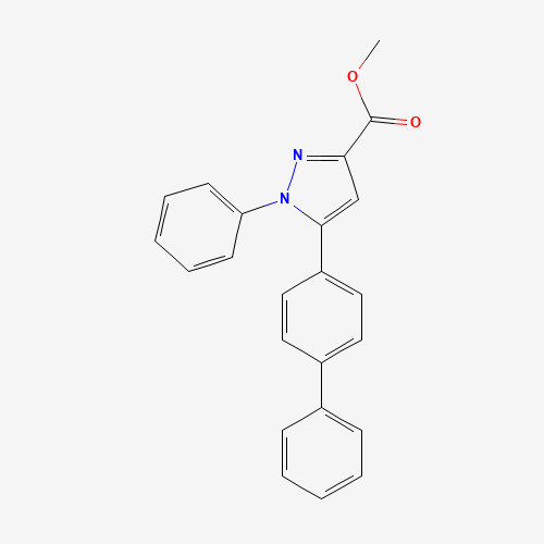 Methyl 1-phenyl-5-(4-phenylphenyl)pyrazole-3-carboxylate