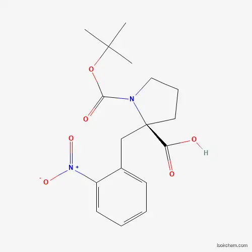 N-t-Butoxycarbonyl-(R)-α-(2-nitrobenzyl)proline