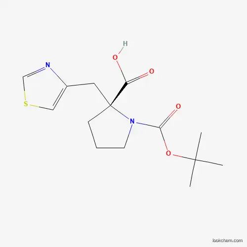 N-α-t-Butoxycarbonyl-(R)-α-(4-Thiazolylmethyl)-proline