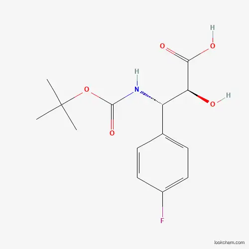 (2S,3S)-3-(4-fluorophenyl)-2-hydroxy-3-[(2-methylpropan-2-yl)oxycarbonylamino]propanoic acid