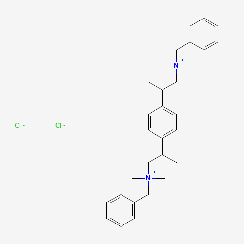 benzyl-[2-[4-[1-[benzyl(dimethyl)azaniumyl]propan-2-yl]phenyl]propyl]-dimethylazanium dichloride