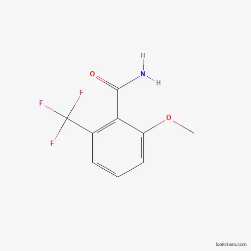 Molecular Structure of 1017778-90-3 (2-Methoxy-6-(trifluoromethyl)benzamide)