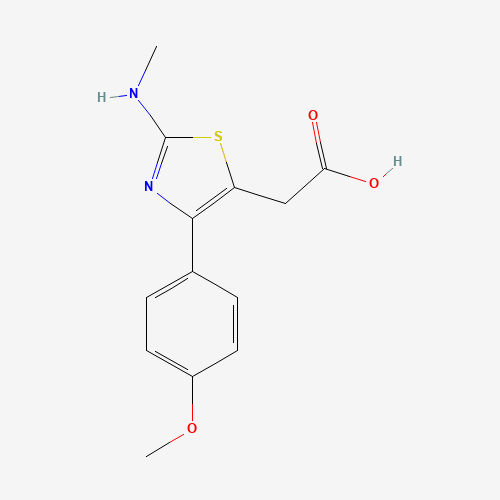 [4-(4-Methoxy-phenyl)-2-methylamino-thiazol-5-yl]-acetic acid