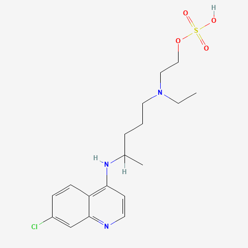 2-[[4-[(7-Chloro-4-quinolyl)amino]pentyl]ethylamino]ethanol sulfate