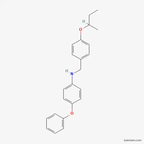 Molecular Structure of 1040687-86-2 (N-[4-(Sec-butoxy)benzyl]-4-phenoxyaniline)