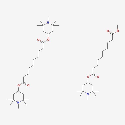 Decanedioic acid 1,10-bis(1,2,2,6,6-pentamethyl-4-piperidinyl) ester mixt. with 1-methyl 10-(1,2,2,6,6-pentamethyl-4-piperidinyl) decanedioate CAS No.1065336-91-5