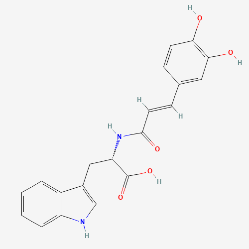 Molecular Structure of 109163-69-1 (Caffeoyltryptophan)