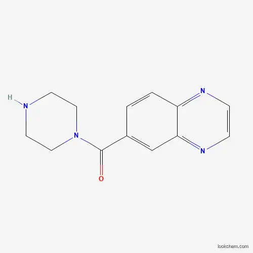 Molecular Structure of 1092961-15-3 (Piperazin-1-yl(quinoxalin-6-yl)methanone)