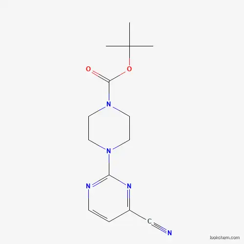 tert-butyl 4-(4-cyano-2-pyrimidinyl)tetrahydro-1(2H)-pyrazinecarboxylate