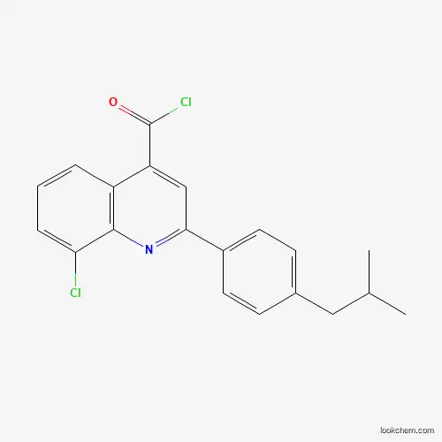 8-Chloro-2-(4-isobutylphenyl)quinoline-4-carbonyl chloride