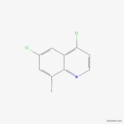 Molecular Structure of 1171918-94-7 (4,6-Dichloro-8-iodoquinoline)