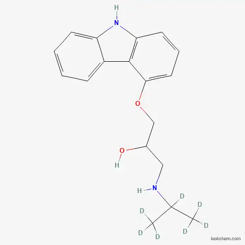 Molecular Structure of 1173021-02-7 (Carazolol-d7)