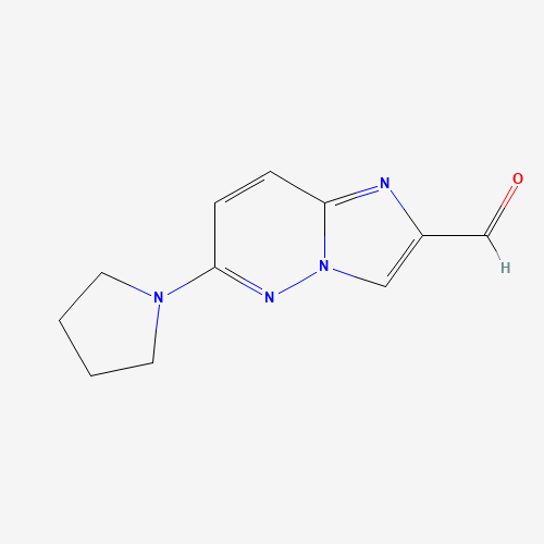 6-(pyrrolidin-1-yl)imidazo[1,2-b]pyridazine-2-carbaldehyde