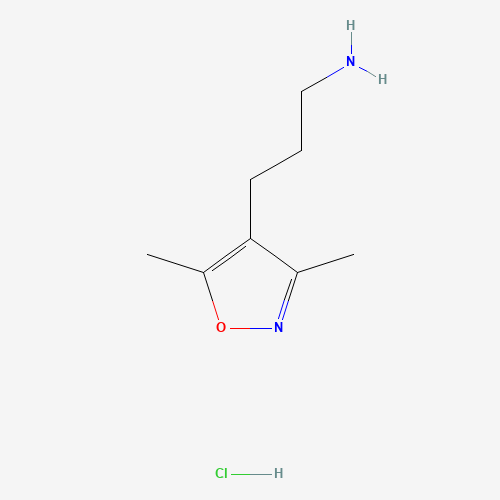 3-(3,5-Dimethylisoxazol-4-yl)propan-1-amine hydrochloride