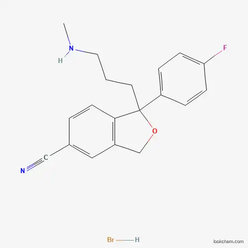 Molecular Structure of 1188264-72-3 (Desmethyl Citalopram Hydrobromide)
