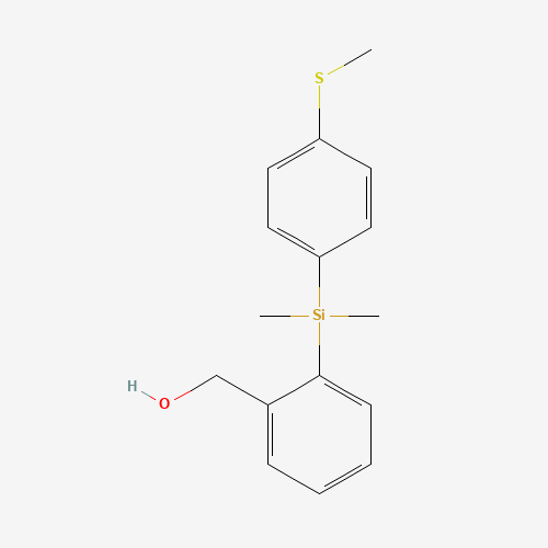 (2-{Dimethyl[4-(methylsulfanyl)-phenyl]silyl}phenyl)methanol