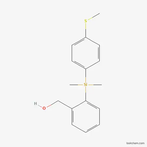 Molecular Structure of 1217863-50-7 ((2-{Dimethyl[4-(methylsulfanyl)phenyl]silyl}phenyl)methanol)
