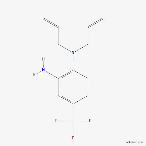 Molecular Structure of 1219979-75-5 (N~1~,N~1~-Diallyl-4-(trifluoromethyl)-1,2-benzenediamine)
