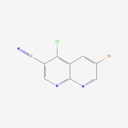 6-BROMO-4-CHLORO-1,8-NAPHTHYRIDINE-3-CARBONITRILE
