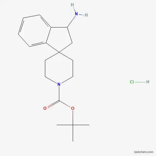 tert-Butyl 3-amino-2,3-dihydrospiro[indene-1,4'-piperidine]-1'-carboxylate hydrochloride