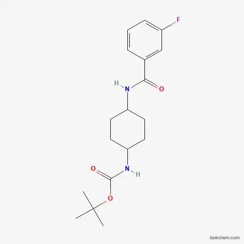 tert-Butyl (1R*,4R*)-4-(3-fluorobenzamido)cyclohexylcarbamate