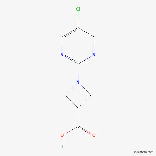 Molecular Structure of 1289386-16-8 (1-(5-Chloropyrimidin-2-yl)azetidine-3-carboxylic acid)