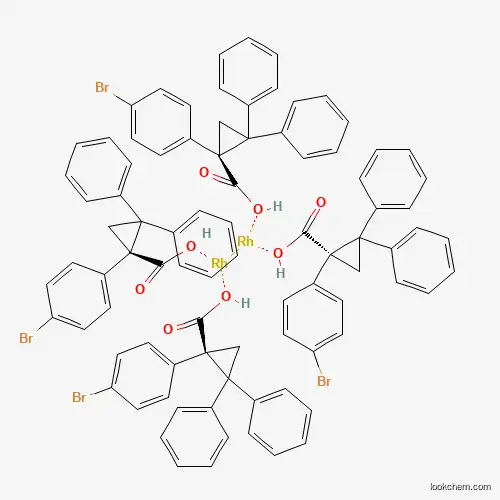 Tetrakis[(R)-(-)-[(1R)-1-(4-bromophenyl)-2,2-diphenylcyclopropanecarboxylato]dirhodium(II) Rh2(R-BTPCP)4