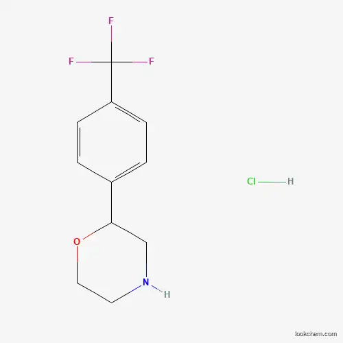 Molecular Structure of 1357946-25-8 (2-(4-(Trifluoromethyl)phenyl)morpholine hydrochloride)