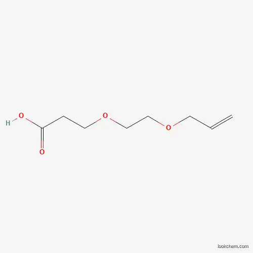 Molecular Structure of 13630-56-3 (3-[2-(2-Propen-1-yloxy)ethoxy]-propionic acid)