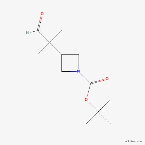 tert-Butyl 3-(2-methyl-1-oxopropan-2-yl)azetidine-1-carboxylate