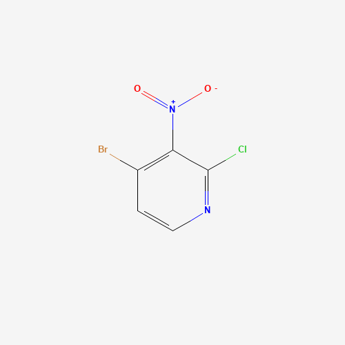 Molecular Structure of 1379309-70-2 (4-Bromo-2-chloro-3-nitropyridine)