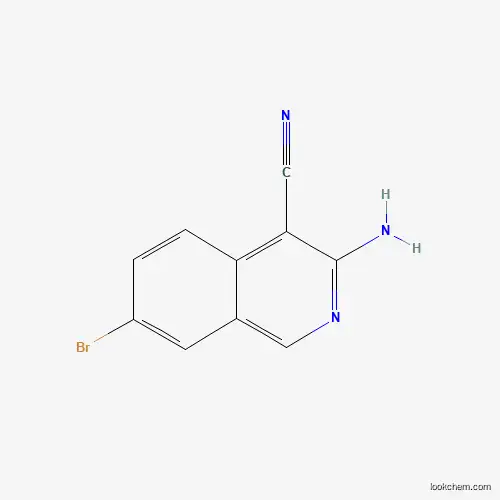 3-Amino-7-bromoisoquinoline-4-carbonitrile