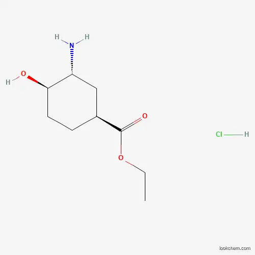 ethyl (1S,3R,4R)-3-amino-4-hydroxycyclohexane-1-carboxylate hydrochloride