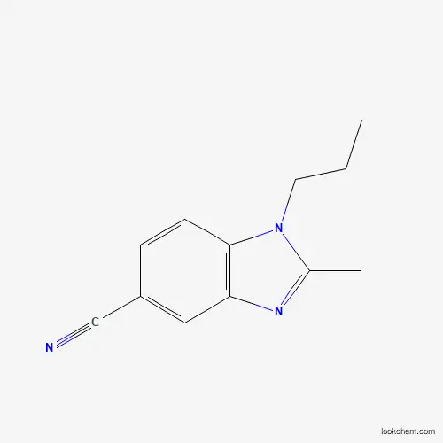 Best price/ 2-Methyl-1-propyl-1,3-benzodiazole-5-carbonitrile  CAS NO.1403483-82-8