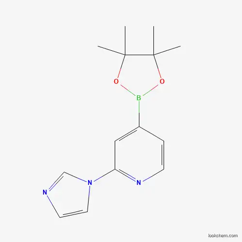 2-(1H-imidazol-1-yl)-4-(4,4,5,5-tetramethyl-1,3,2-dioxaborolan-2-yl)pyridine