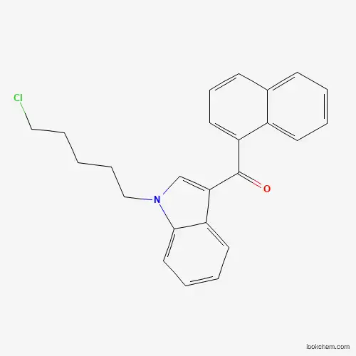 Molecular Structure of 1445578-56-2 ((1-(5-Chloropentyl)-1H-indol-3-yl)(naphthalen-1-yl)methanone)