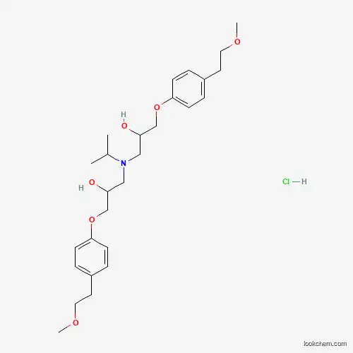 3,3'-(isopropylazanediyl)bis(1-(4-(2-methoxyethyl)phenoxy)propan -2-ol) hydrochloride