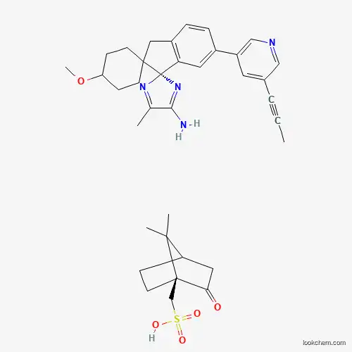 Molecular Structure of 1522418-41-2 (Lanabecestat camsylate)