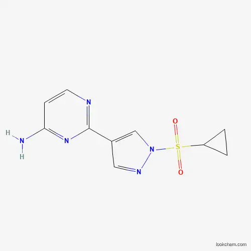 2-[1-(Cyclopropanesulfonyl)-1H-pyrazol-4-yl]pyrimidin-4-amine