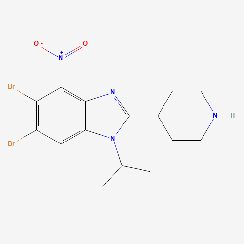 Molecular Structure of 1616359-00-2 (Pim/flt3 kinase inhibitor SEL24)