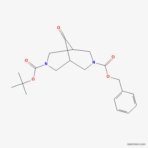 3,7-diazabicyclo[3.3.1]nonane-3,7-dicarboxylic acid, 9-oxo-, 7-(1,1-dimethylethyl) 3-(phenylmethyl) ester