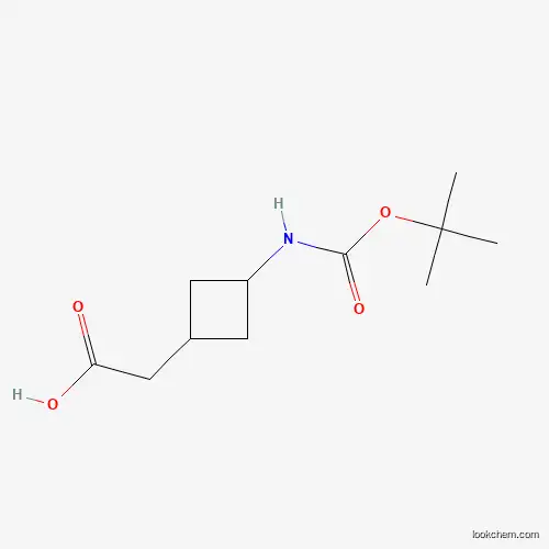 2-[cis-3-{[(tert-butoxy)carbonyl]amino}cyclobutyl]acetic acid