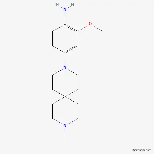 Molecular Structure of 1818847-36-7 (2-Methoxy-4-(9-methyl-3,9-diazaspiro[5.5]undecan-3-yl)aniline)