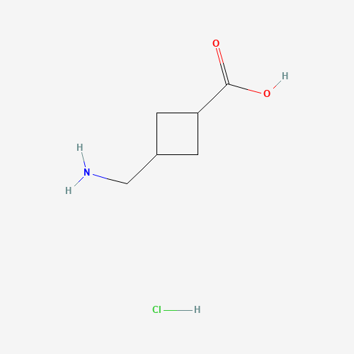 3-(aminomethyl)cyclobutane-1-carboxylic acid hydrochloride