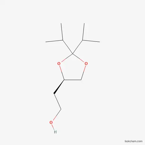 Molecular Structure of 1820574-15-9 ((R)-4-(2-Hydroxyethyl)-2,2-diisopropyl-1,3-dioxolane)