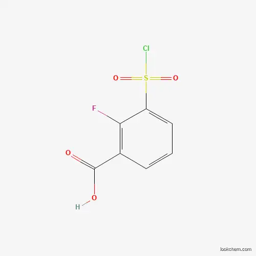 3-(chlorosulfonyl)-2-fluorobenzoic acid