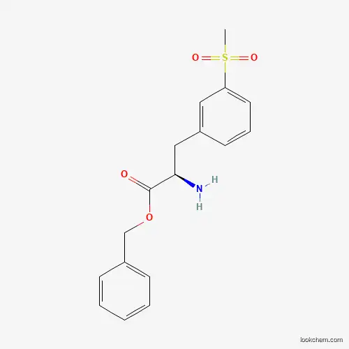 benzyl (R)-2-amino-3-(3-(methylsulfonyl)phenyl)propanoate