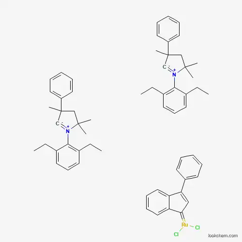 Bis(1-(2,6-diethylphenyl)-3,5,5-trimethyl-3-phenylpyrrolidin-2-ylidene)(3-phenyl-1H-inden-1-ylidene)ruthenium(II) dichloride UltraCat